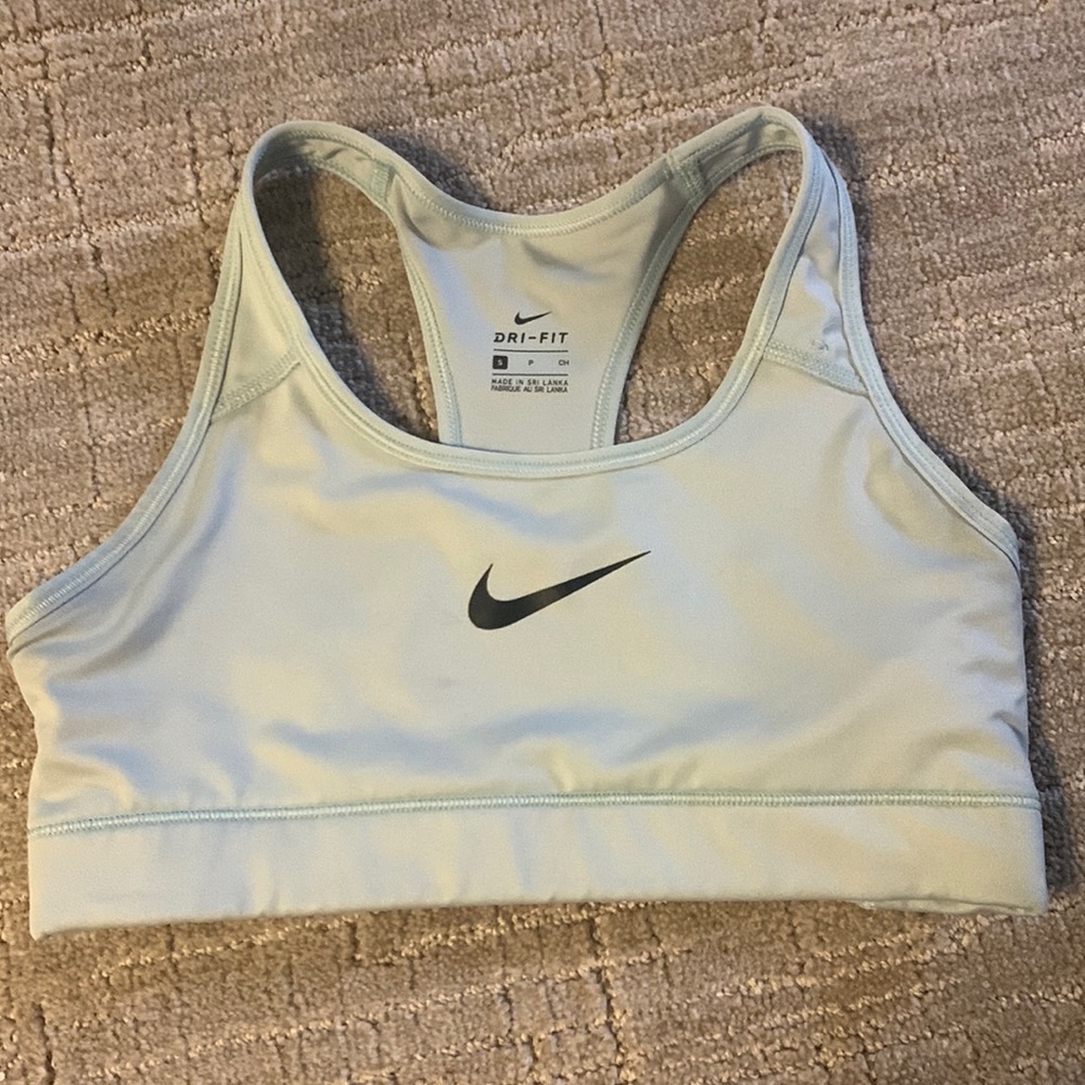S Light Blue Nike Sports Bra